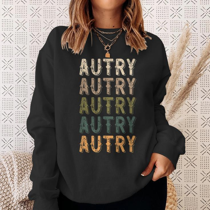 Autry Personalized Reunion Matching Family Name Sweatshirt Gifts for Her