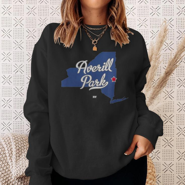 Averill Park New York Ny Map Sweatshirt Gifts for Her