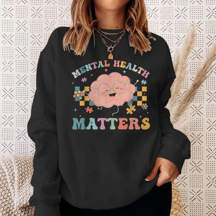 Awareness Mental Health Matters Mental Health Sweatshirt Gifts for Her