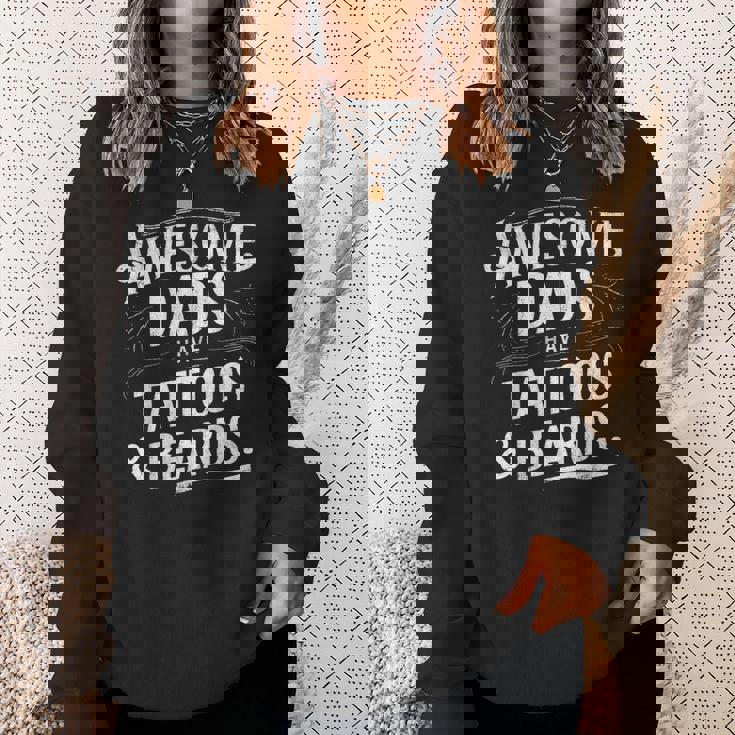 Awesome Dads Have Tattoos And Beards Father's Day July 4Th Sweatshirt Gifts for Her Awesome Dads Have Tattoos And Beards Father's Day July 4Th Sweatshirt Gifts for Her