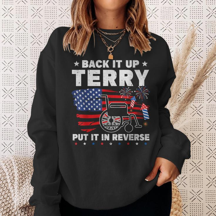 Back It Up Terry Put It In Reverse Firework 4Th Of July Sweatshirt Gifts for Her