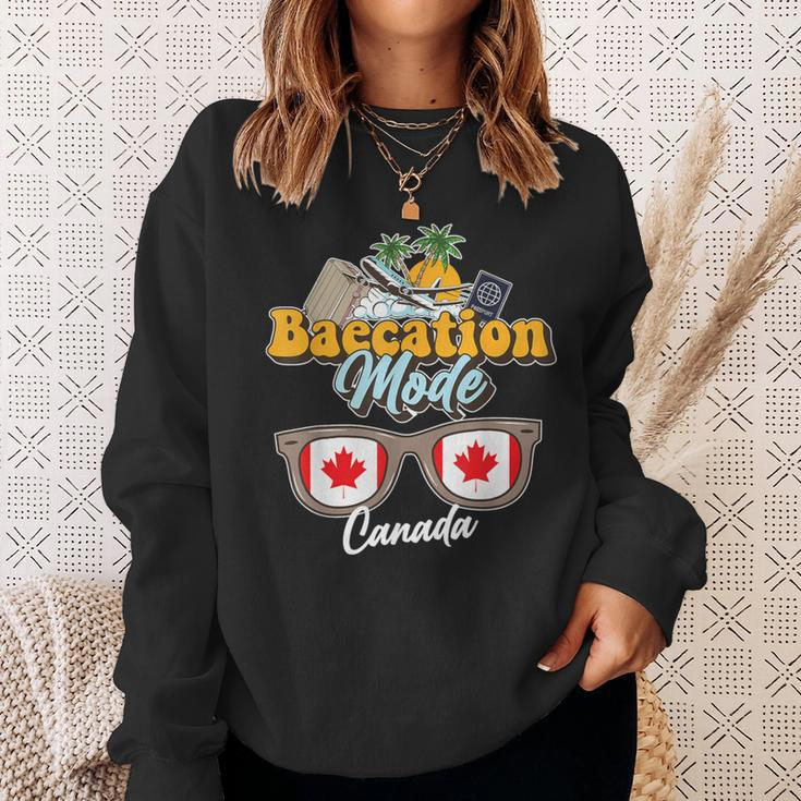 Baecation Canada Bound Couple Travel Goal Vacation Trip Sweatshirt Gifts for Her