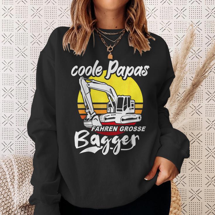 Bagger Papa Baggerfahrer Sweatshirt Geschenke für Sie