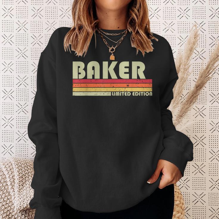 Baker Job Title Profession Birthday Worker Idea Sweatshirt Gifts for Her