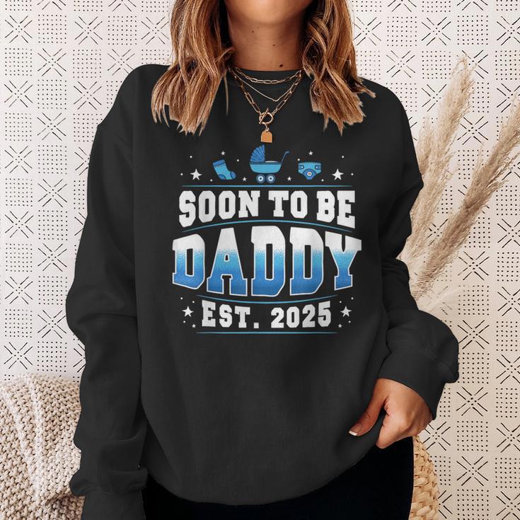 Bald Papa Sein 2025 Neue Papa Schwangerschaft Enthüllen Sweatshirt Geschenke für Sie