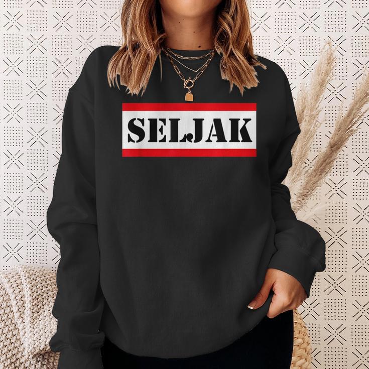 Balkan Jugo Jugoslawien Spruch Seljak Sweatshirt Geschenke für Sie