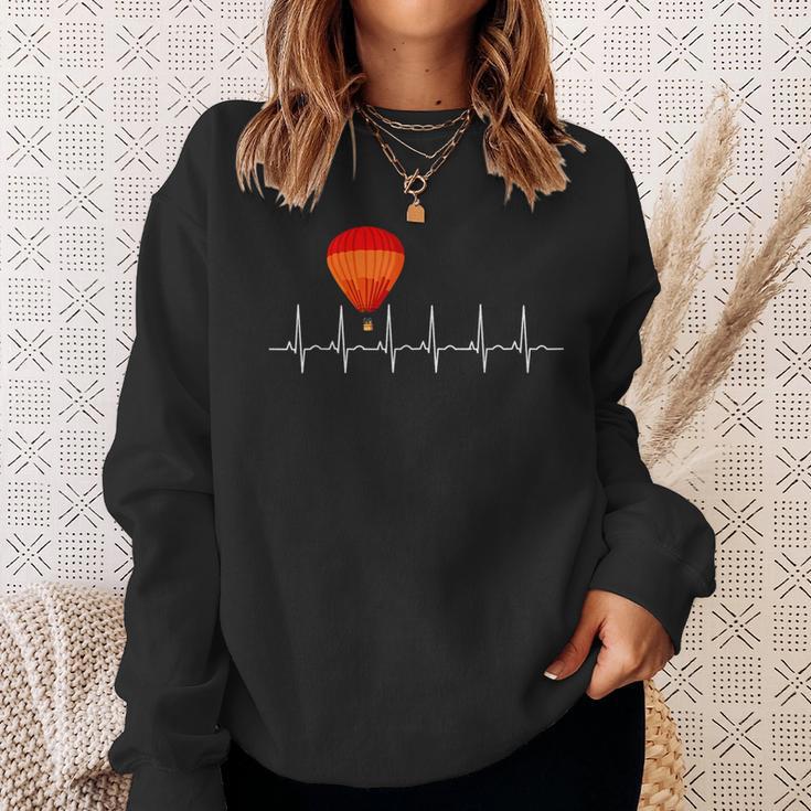 Balloon Driver Heartbeat Balloon Driver Heartbeat Ecg Sweatshirt Geschenke für Sie