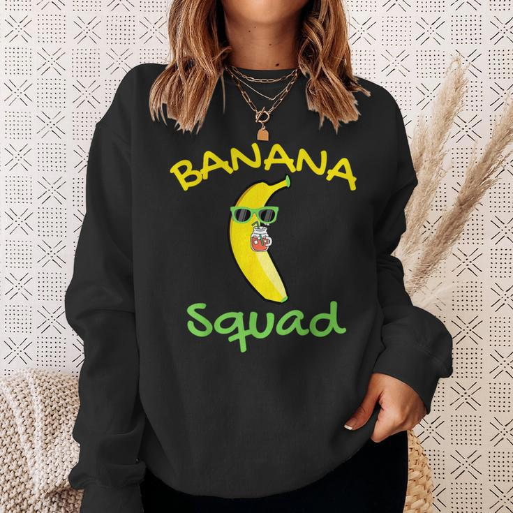 Banana Squad Food Summer Vacation Matching Fruit Lover Party Sweatshirt Gifts for Her