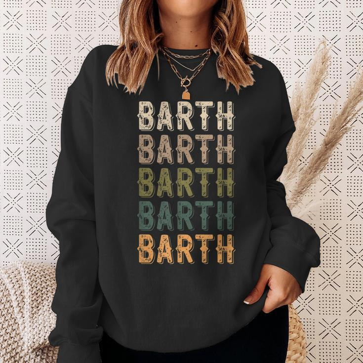 Barth Personalized Reunion Matching Family Name Sweatshirt Gifts for Her