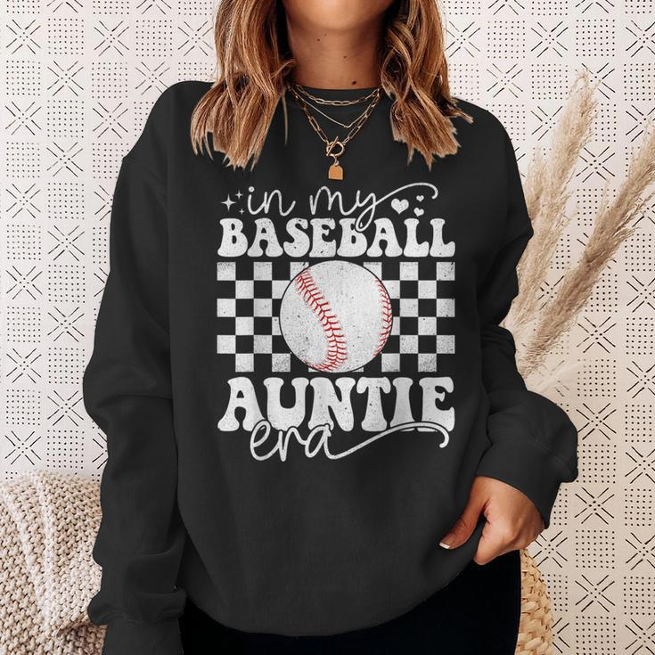 In My Baseball Auntie Era Baseball Auntie Mother's Day Sweatshirt Gifts for Her