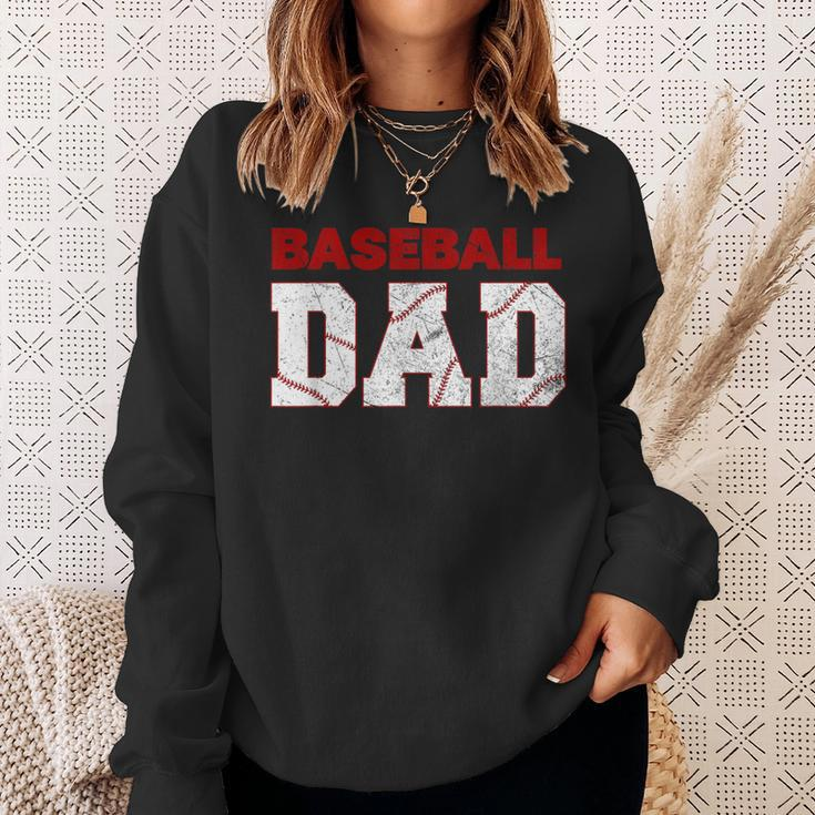 Baseball Dad Happy Fathers Day For Boys Kid Sweatshirt Gifts for Her