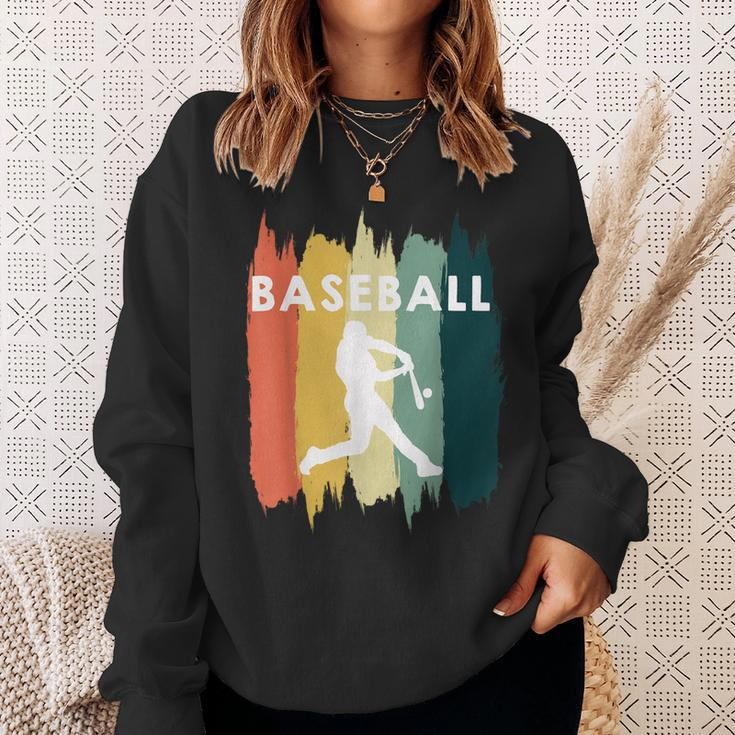 Baseball Sport Retro Baseball Sweatshirt Geschenke für Sie