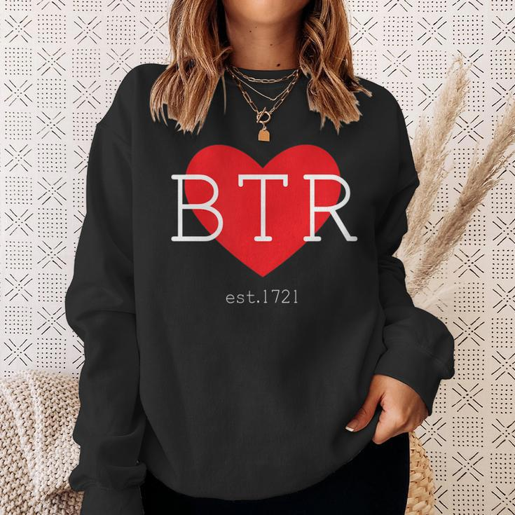 Baton Rouge Pride Btr Airport Code Souvenir Sweatshirt Gifts for Her