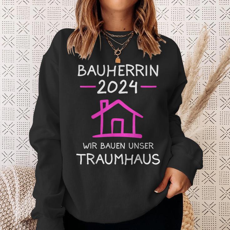 Bauherrin 2024 Wir Bauen Unser Traumhaus Bauherrinnen Sweatshirt Geschenke für Sie