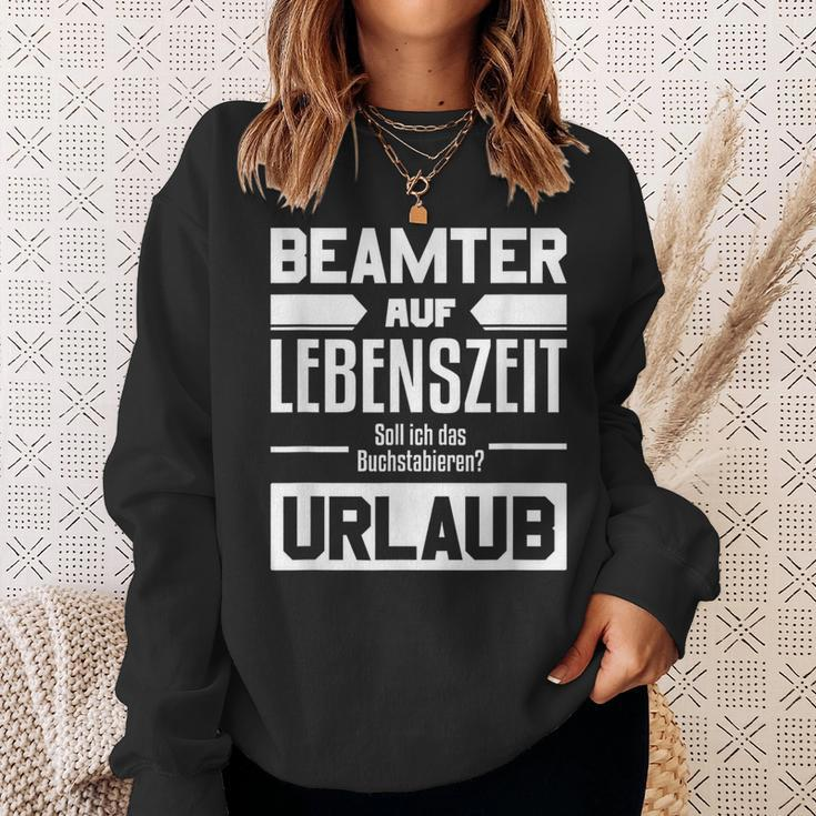 Beamter Auf Lebenszeit Beamter Auf Lebenszeit German Language Sweatshirt Geschenke für Sie