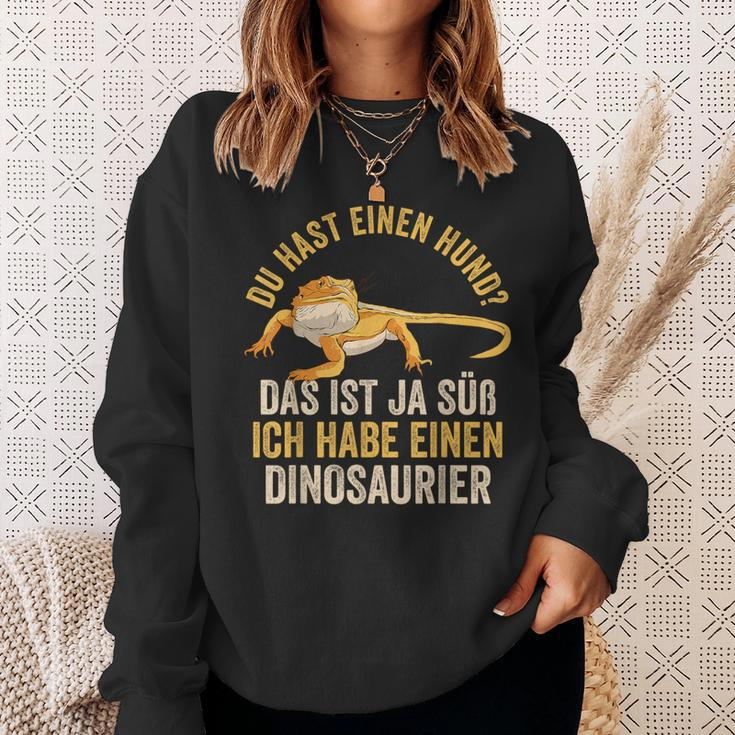 Bearded Dragon Reptile Dinosaur Terrarium Lizard Sweatshirt Geschenke für Sie