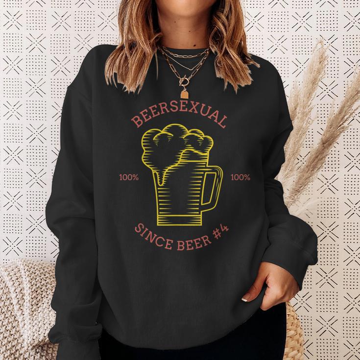 Beersexual Gay Lesbian Bisexual Transgender Pride Sweatshirt Gifts for Her