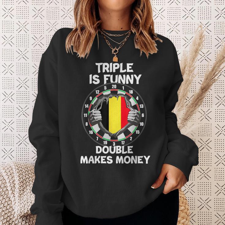 Belgien Flagge Darts Spieler Trikot Dart Sweatshirt Geschenke für Sie