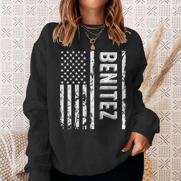 Benitez Last Name Surname Team Benitez Family Reunion Sweatshirt Gifts for Her