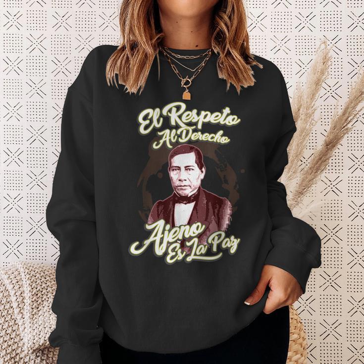 Benito Juarez Mexican Hero Made History In Mexico Sweatshirt Gifts for Her