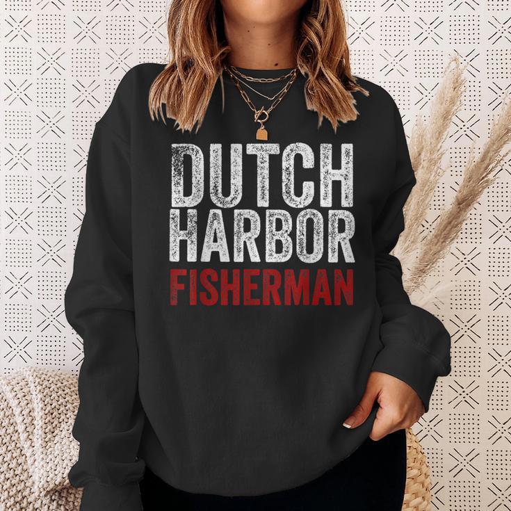 Bering Sea Fisherman Second To None Dutch Harbor Alaska Ak Sweatshirt Gifts for Her