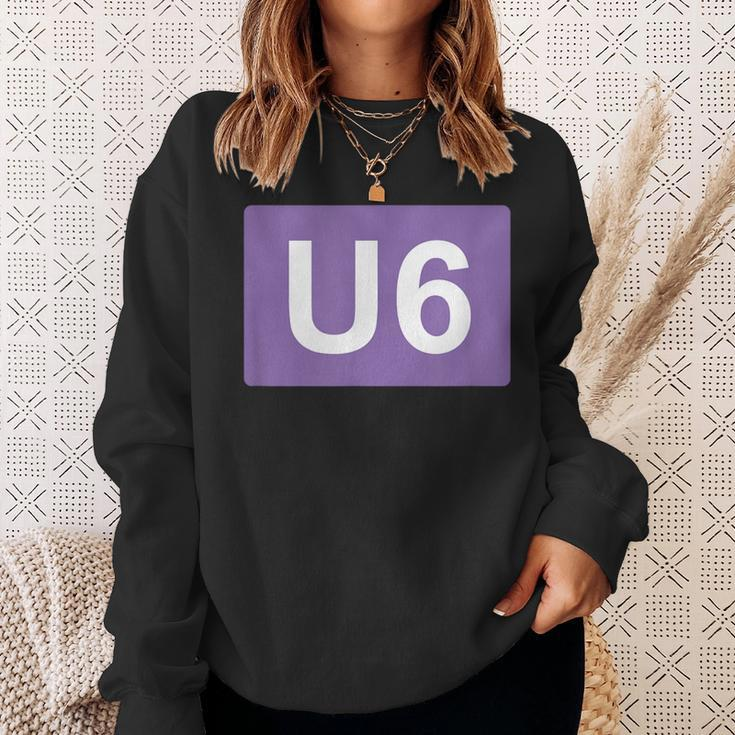 Berlin U-Bahn Line U6 Souvenir Sweatshirt Geschenke für Sie