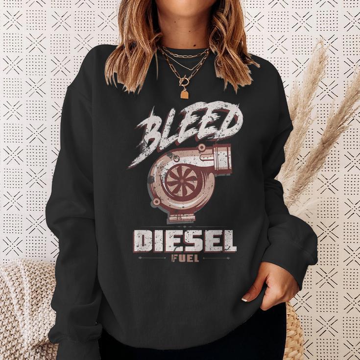 Beschnitt Diesel Fuel Diesel Power Roll Charcoal Sweatshirt Geschenke für Sie