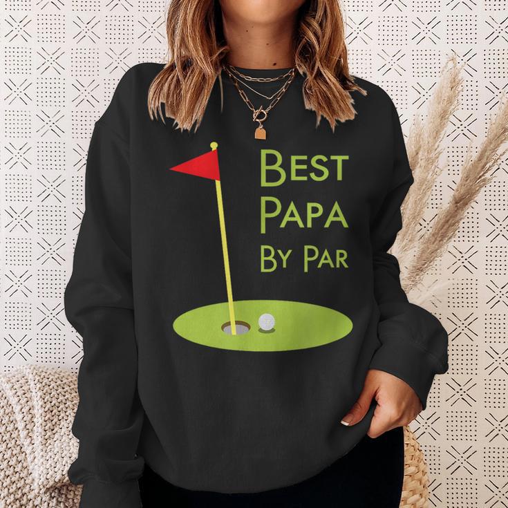 Best Dad By Paratertagsgeschenk Für Papa-Golfer Sweatshirt Geschenke für Sie