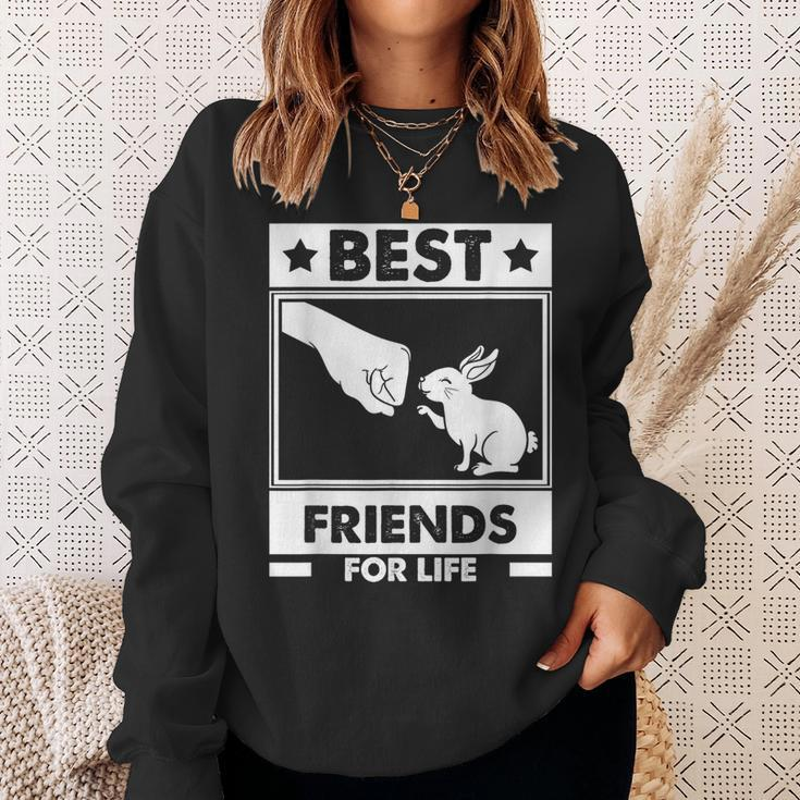 Best Friends For Life Rabbit Friends Rabbit Sweatshirt Geschenke für Sie