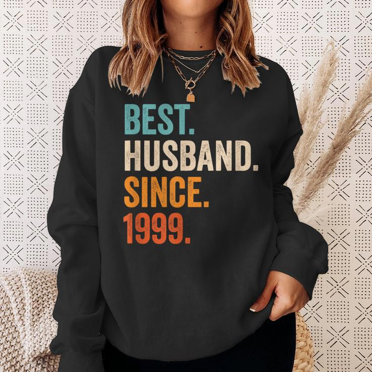 Best Husband Since 1999 25Th Wedding Anniversary 25 Years Sweatshirt Gifts for Her