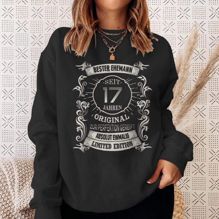 Best Husband Seit 17 Jahren Wedding Anniversary Orchid Wedding Sweatshirt Geschenke für Sie