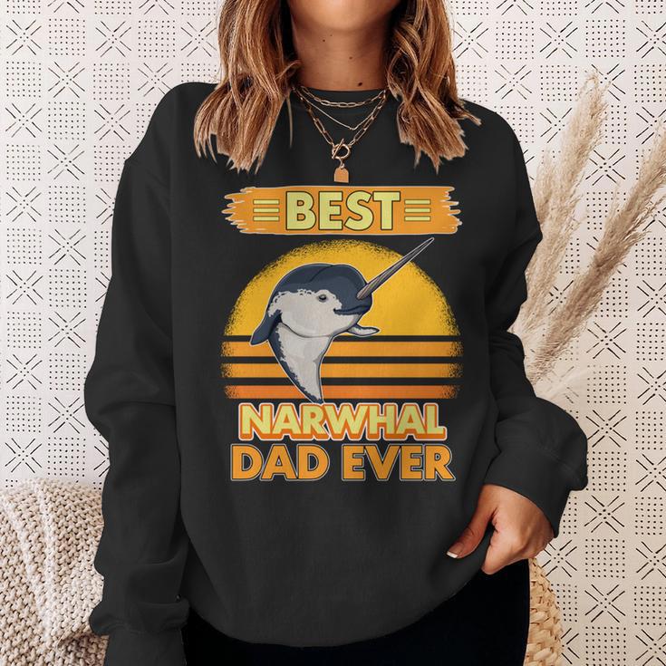 Best Narwhal Dad Ever Narwal Papaatertag Narwale Sweatshirt Geschenke für Sie