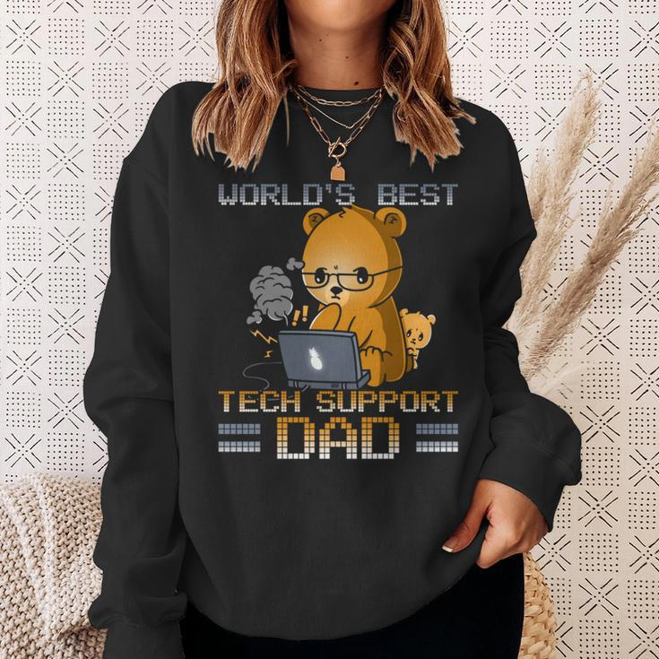 Best Tech Support Dad Father's Day Sweatshirt Gifts for Her