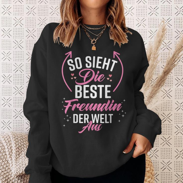 Beste Freundin Der Welt German Language Black Sweatshirt Geschenke für Sie