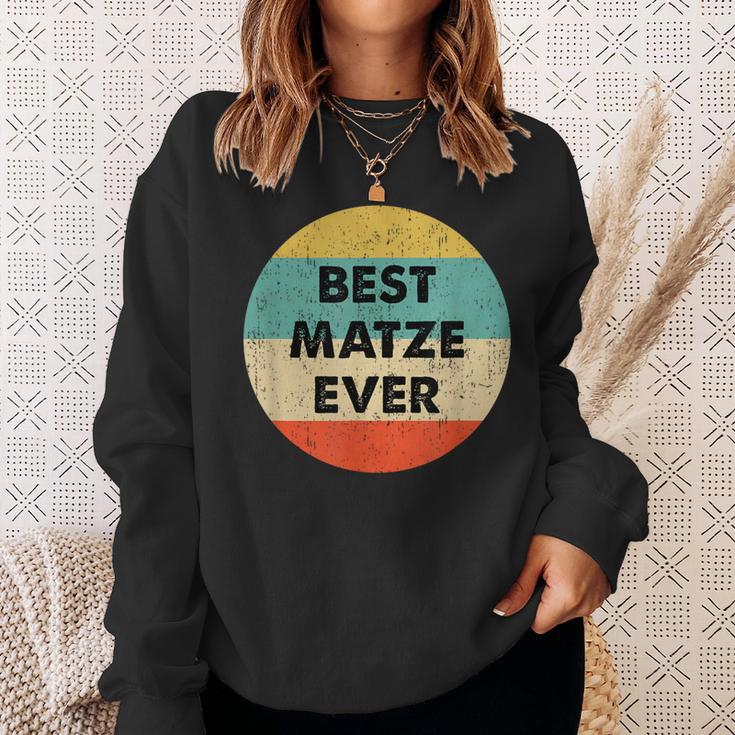 Beste Matze Ever Sweatshirt im Retro-Stil, Lustiges Design Geschenke für Sie