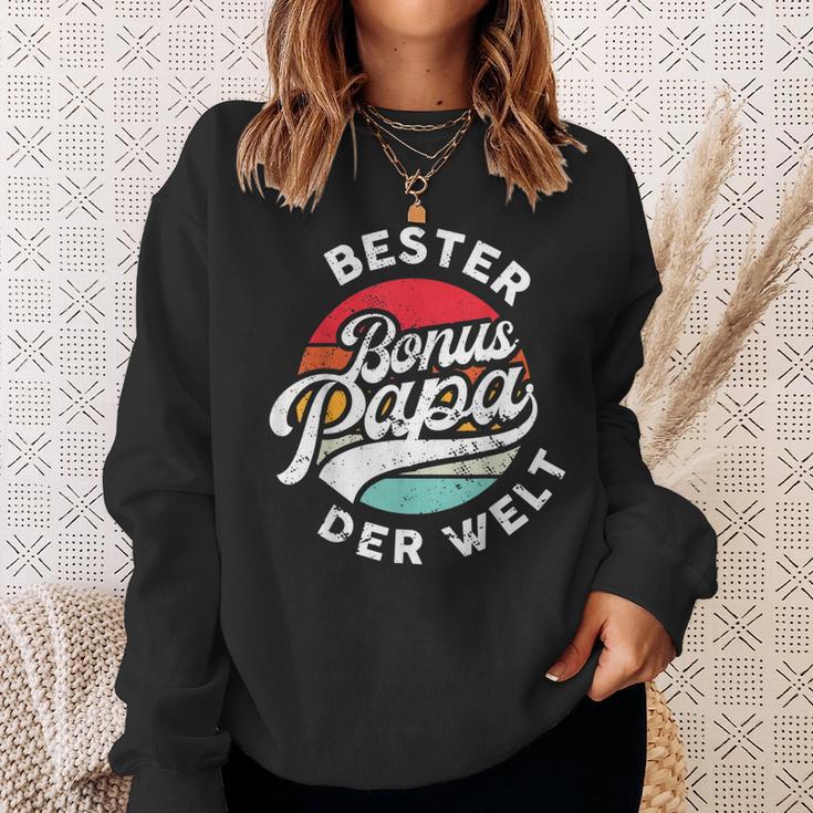 Bester Bonus Papa Der Weltintage Stepfather Father's Day Sweatshirt Geschenke für Sie