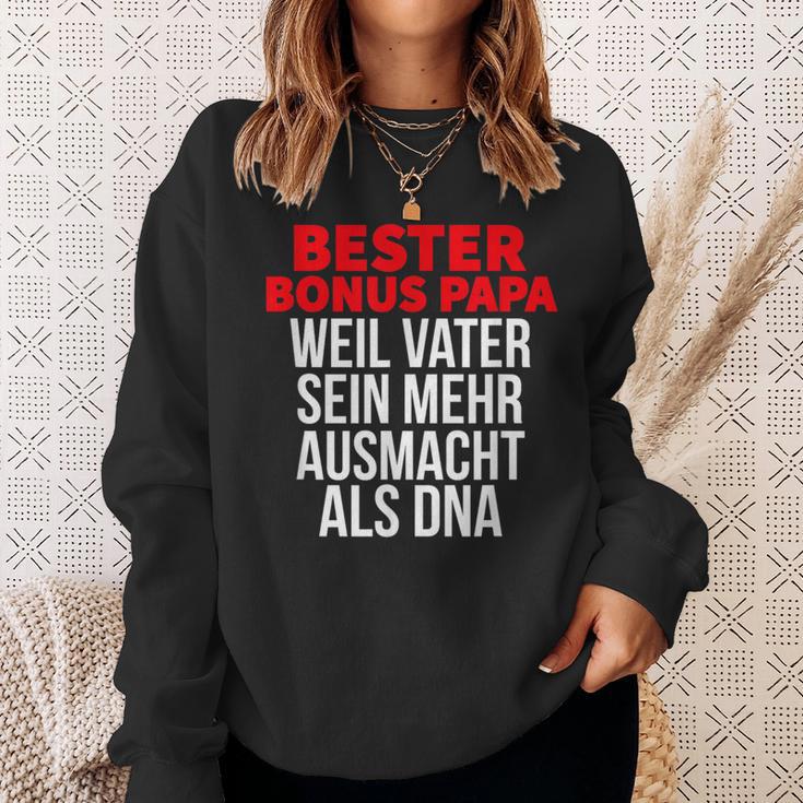 Bester Bonus Papa Weilater Sein Mehr Ausmacht Als Dna Sweatshirt Geschenke für Sie