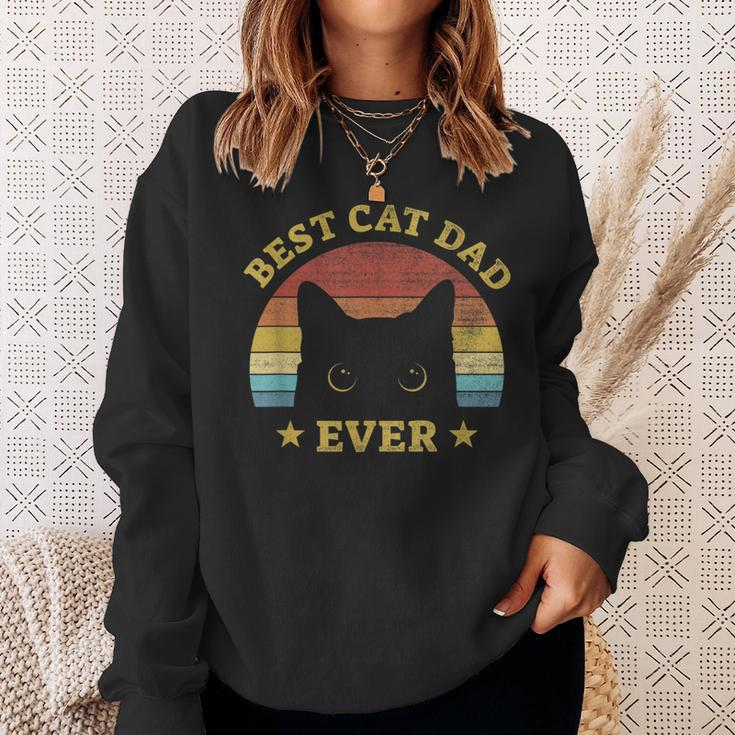 Bester Katzenfater Ever Best Cat Father Idea For Cats D Sweatshirt Geschenke für Sie
