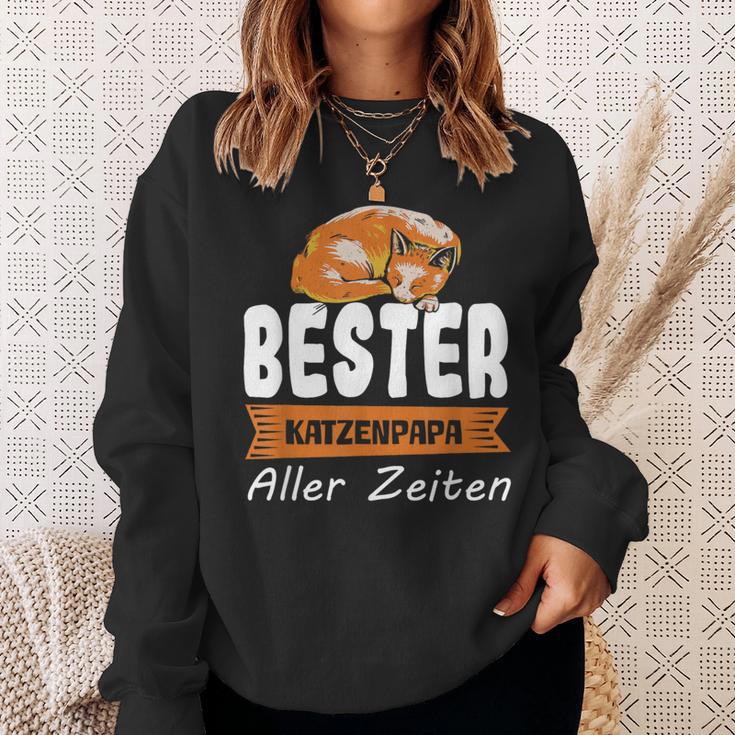 Bester Katzenpapa Aller Zeit Sweatshirt Geschenke für Sie