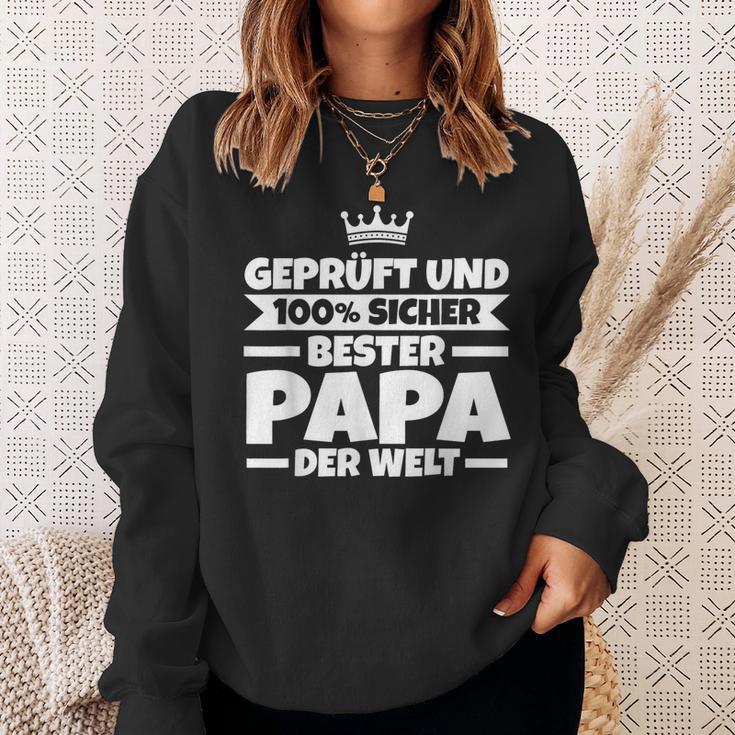 With Bester Papa Der Welt Sweatshirt Geschenke für Sie