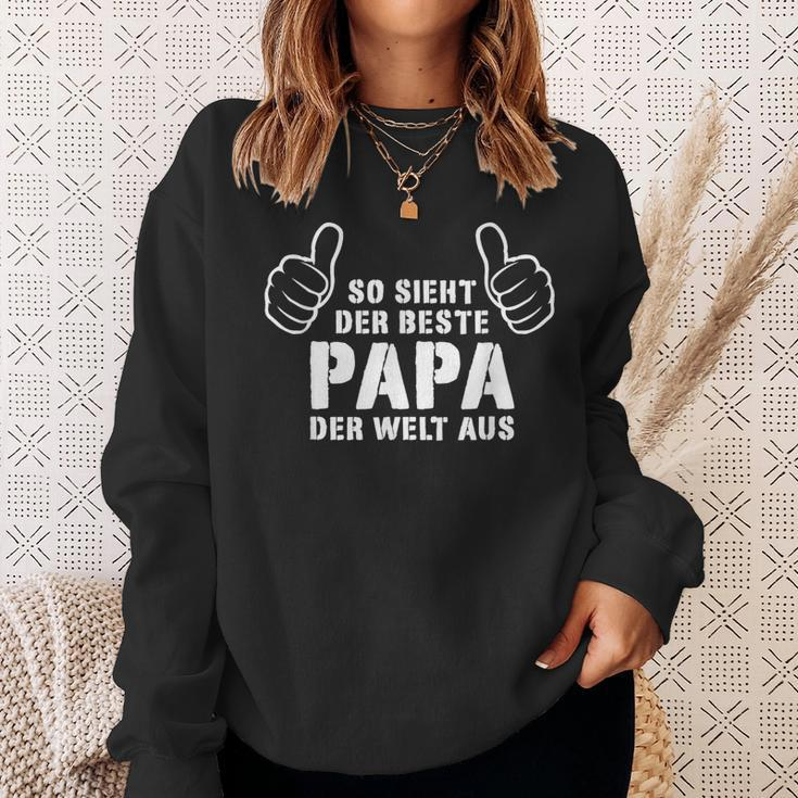 Bester Papa Der Welt German Language Sweatshirt Geschenke für Sie