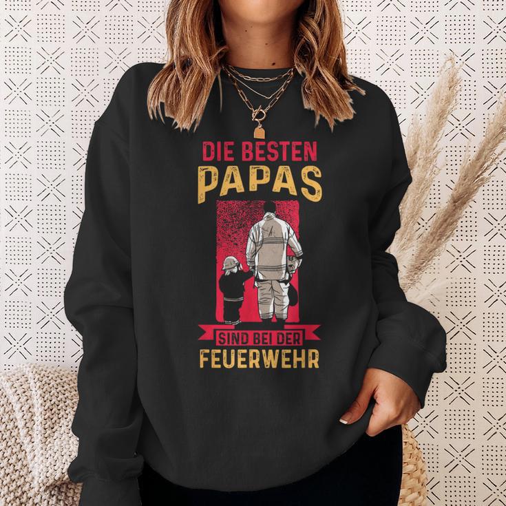 Bester Papa Feuerwehr Best Papa Fire Brigade Sweatshirt Geschenke für Sie