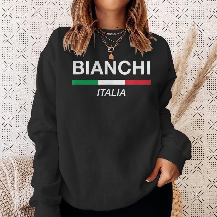 Bianchi Italian Name Family Surname Italy Flag Italia Sweatshirt Geschenke für Sie