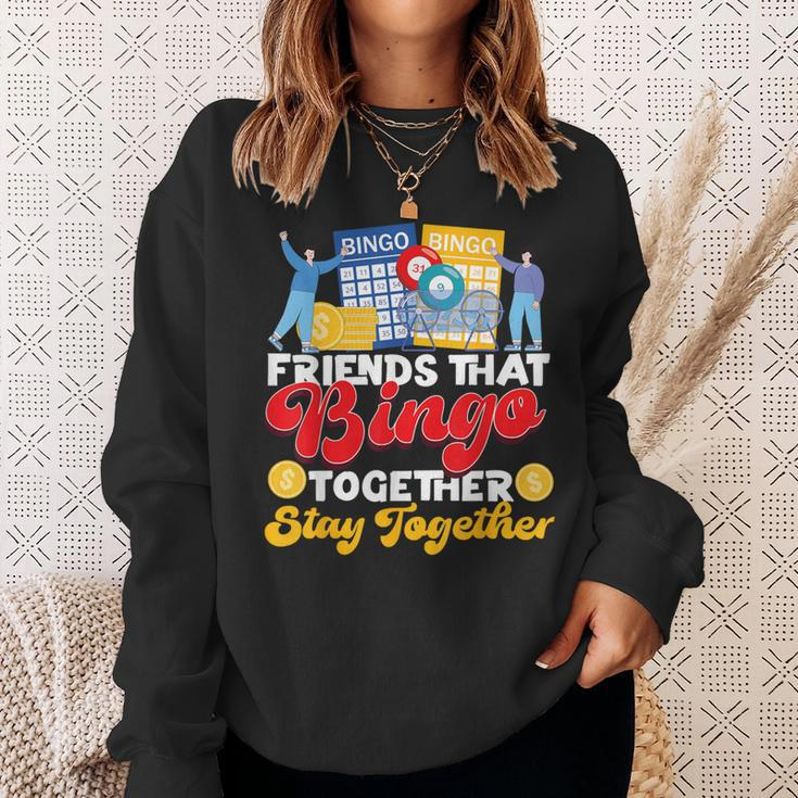 Bingo Player Friends Buddies Besties Friends That Bingo Sweatshirt Gifts for Her