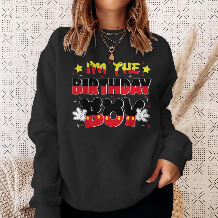 Im The Birthday Boy Mouse Family Matching Sweatshirt Gifts for Her