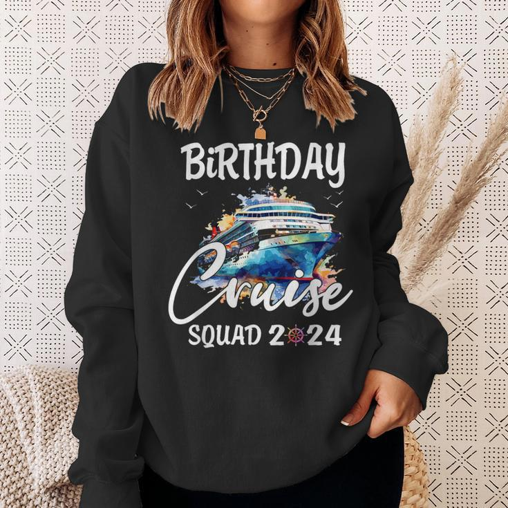 Birthday Cruise Squad 2024 Group Matching Bday Cruise Party Sweatshirt Gifts for Her
