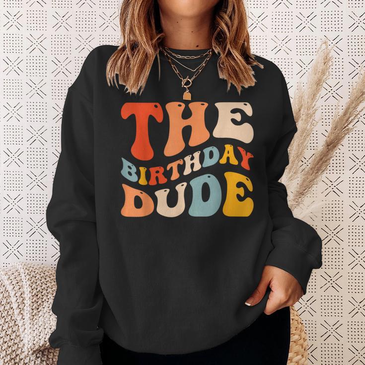 The Birthday Dude Boy Party Celebration Sweatshirt Gifts for Her