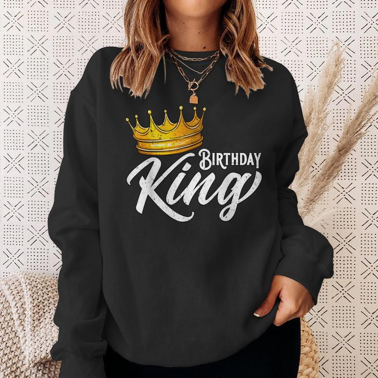 Birthday King Birthday Boys Birthday Sweatshirt Gifts for Her