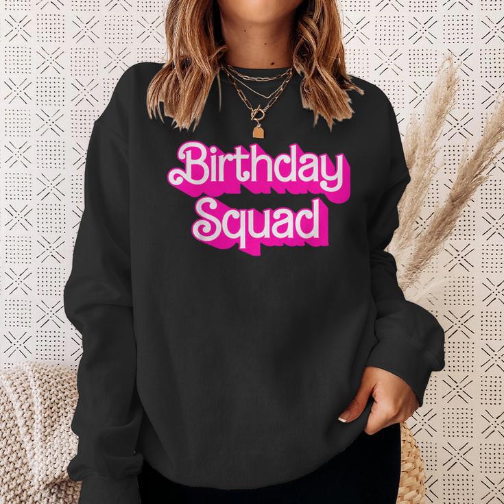 Birthday Squad Birthday Party Matching Family Group Sweatshirt Gifts for Her