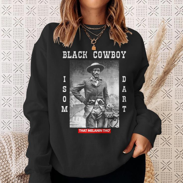 Black Cowboy Isom Dart African American Black Cowboy History Sweatshirt Gifts for Her
